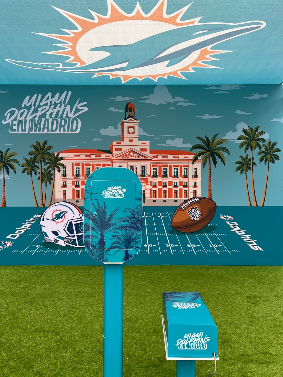 miami dolphins fan zone madrid photobooth eventos 2027
